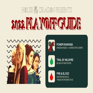 HoD Fantasy Football Playoff Guide 2022 | PDF