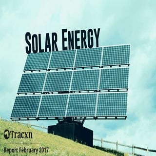 Tracxn Research - Solar Energy Land...