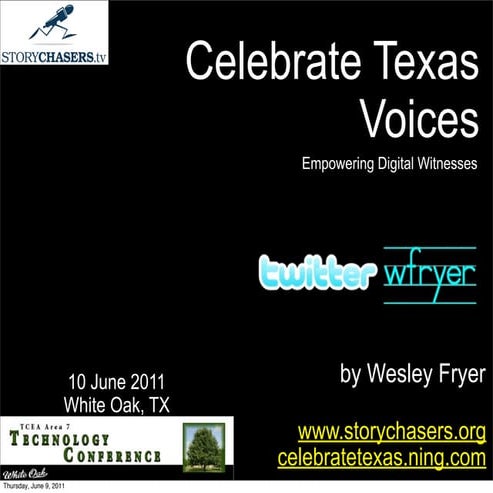 Celebrate Texas Voices: Empowering Digital Witnesses