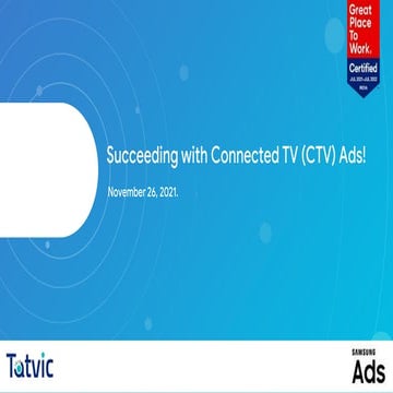 Ctv ads webinar 