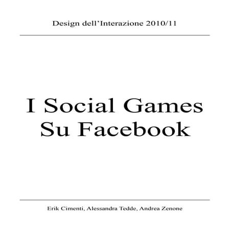 I social games su facebook