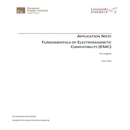 Fundamentals of electromagnetic compatibility (EMC)