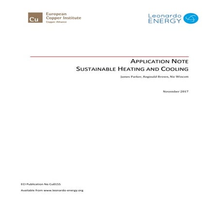 Sustainable heating and cooling | PDF