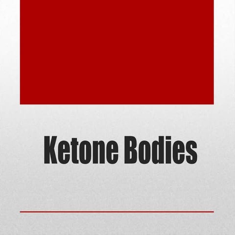 Ketone bodies