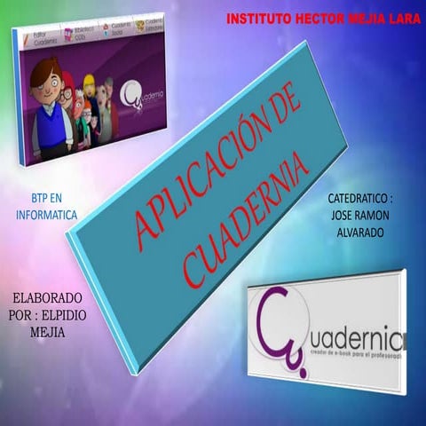 Cuadernia elpidio mejia