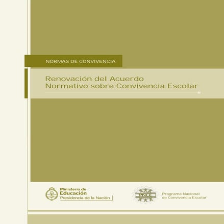 Cuadernillo n°1 convivencia