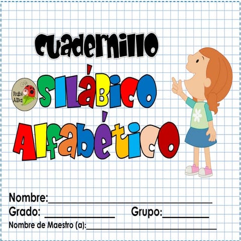 cuadernillo-silabico-alfabetico para alumnos pequeños