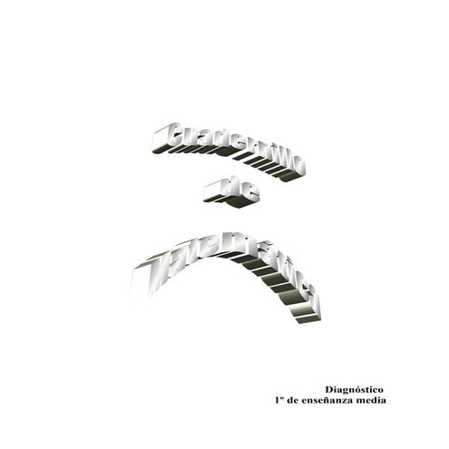 Cuadernillo 1 Medio Diagnostico