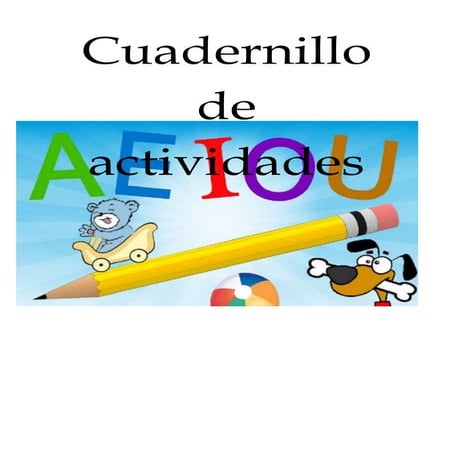 Cuadernillo prekinder 