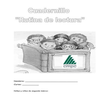 Cuadernillo de lectura rutina