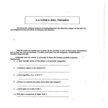 Cuadernillo prehistoria