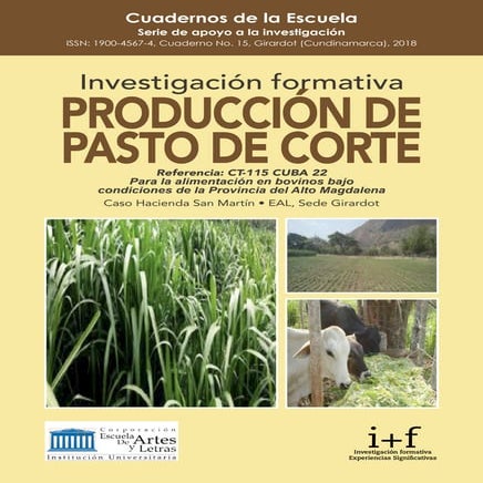 Cuaderno SIDEAL Producción de pasto de corte