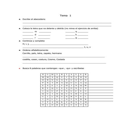 Cuaderno actividades lengua 3º prim