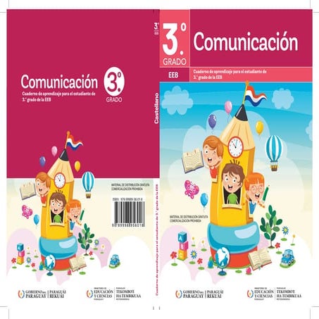 Cuaderno de Aprendizaje de Comunicación para 3° Grado de la EEB | PDF