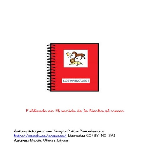 Cuaderno de animales i