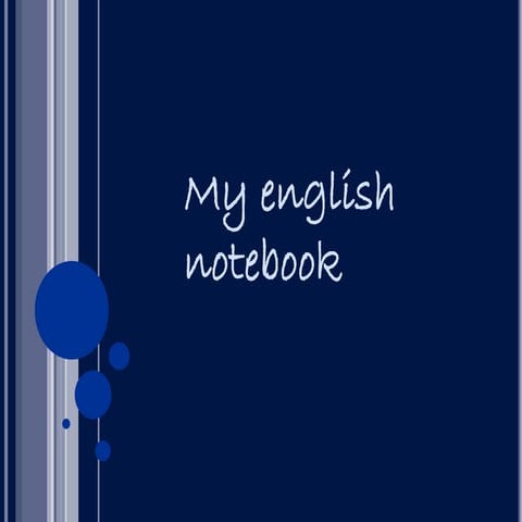 My English Notebook Underground Page De Garde E My English notebook | PPT