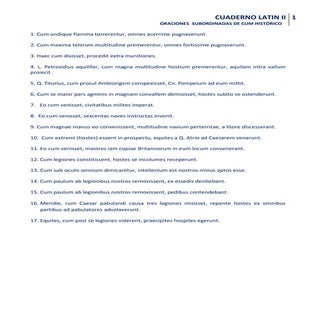 Cuaderno de latin ii oraciones de c...