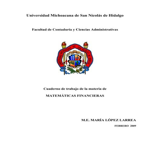 MANUAL DE PRÁCTICAS DE MATEMÁTICAS FINANCIERAS | PDF
