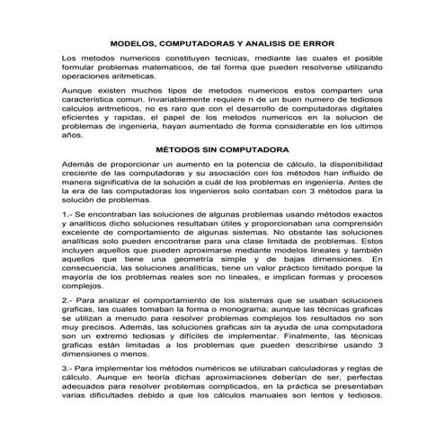 Apuntes de Cálculo Númerico