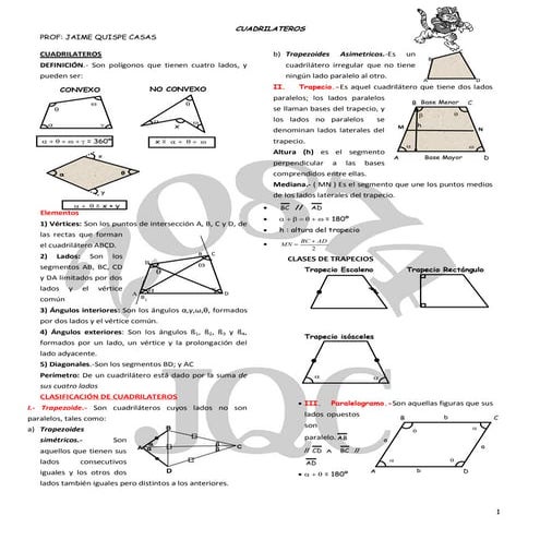 Cuadrilateros teoria