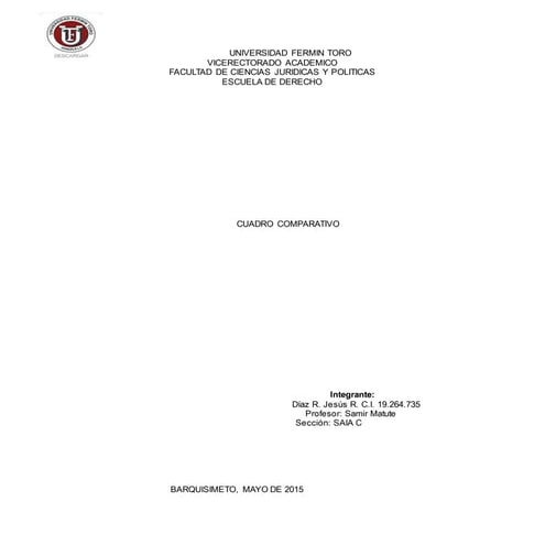 Cuadro comparativo deporte