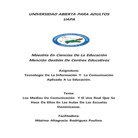 Presentación en la aplicación en línea prezi y power point.