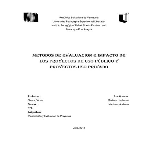 Cuadro comparativo proyectos (uso público y privado)