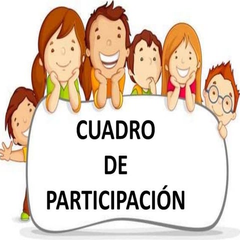 Cuadro de participación
