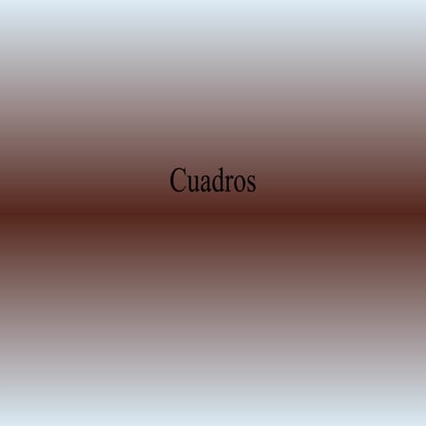 Cuadros