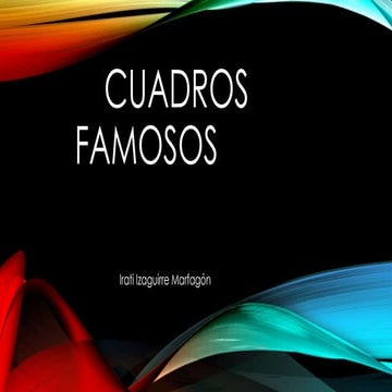 Cuadros famosos para aprender de forma amena