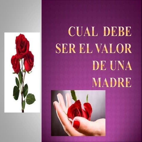 El valor y honor de una madre | PPT