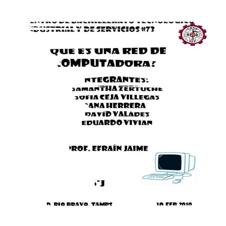 Cuales son los componentes de una red