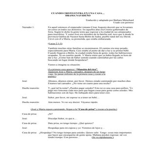 Cuando cristo entra en una casa