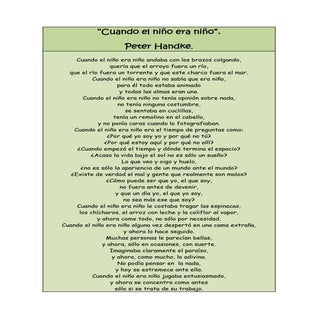 Cuando el niño era niño