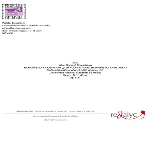 Cuando Iniciar El BilingüIsmo