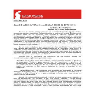 Cuando llega el verano