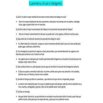 Cuarentena virtual e inteligente