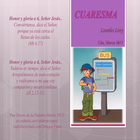 Cuaresma   lourdes levy - cúa, 2013