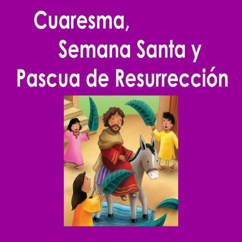 Cuaresma, Semana Santa y Pascua de Resurrección | PPT
