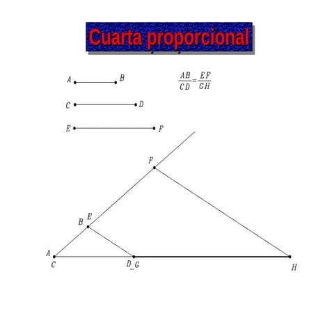 Cuarta proporcional