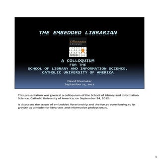 The Embedded Librarian