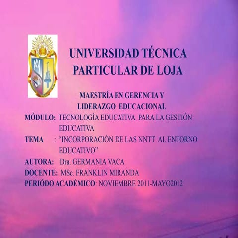 Cuatro posibilidades  de comunicación con la incorporación de las nntt