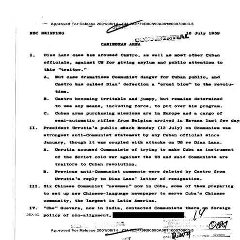 Cuba purchased semi-automatic rifles from Belgium in 1959 | PDF