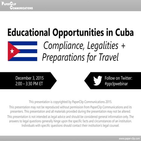 Educational Opportunities in Cuba