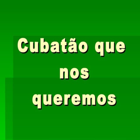  A Cubatao que queremos e a que nao queremos. Fauna e poluicao nos manguezais.