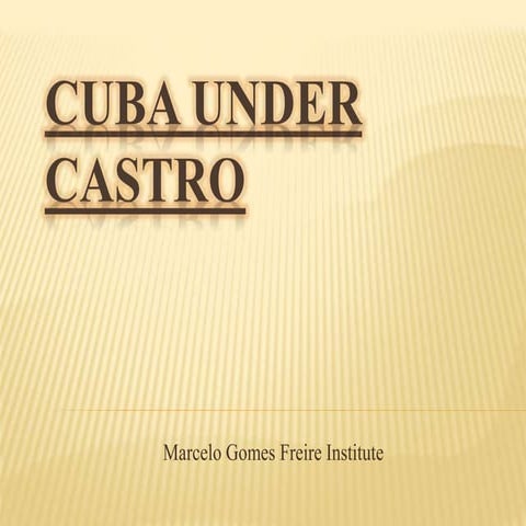 Cuba under Castro 