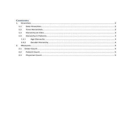 SunQuest SSAS Cube Document