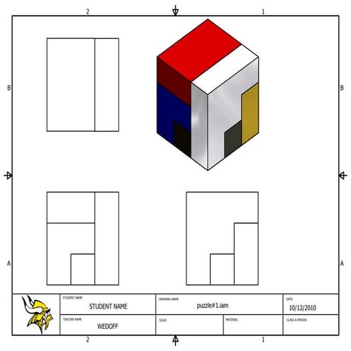 Viking title block for cube 1 title block | PDF