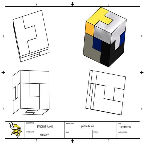 Viking title block for cube 1 title block | PDF