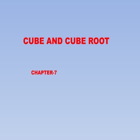 Grad 8 ncertCUBE AND CUBE ROOTS PPT.pptx